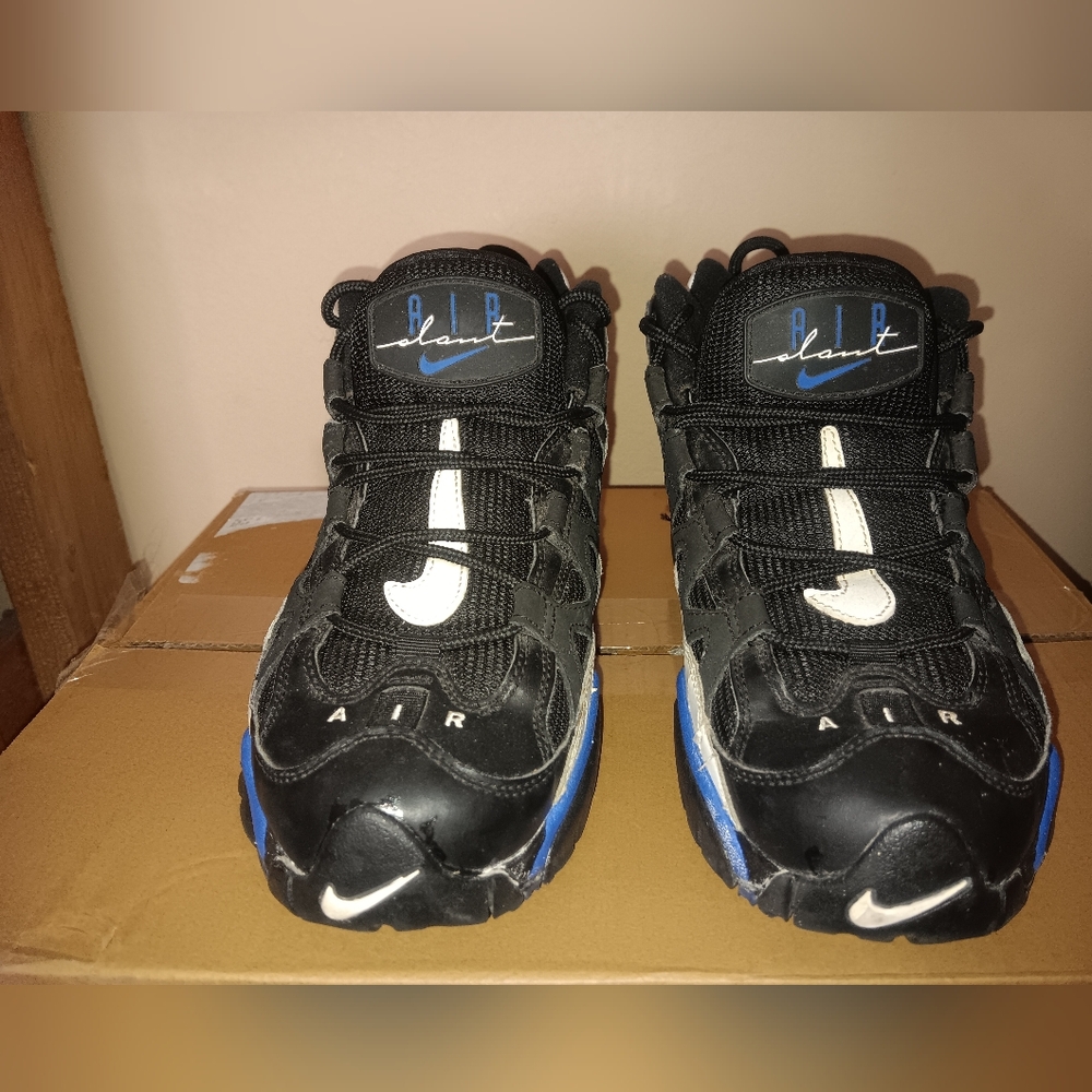 Black and Blue Nike Sneakers